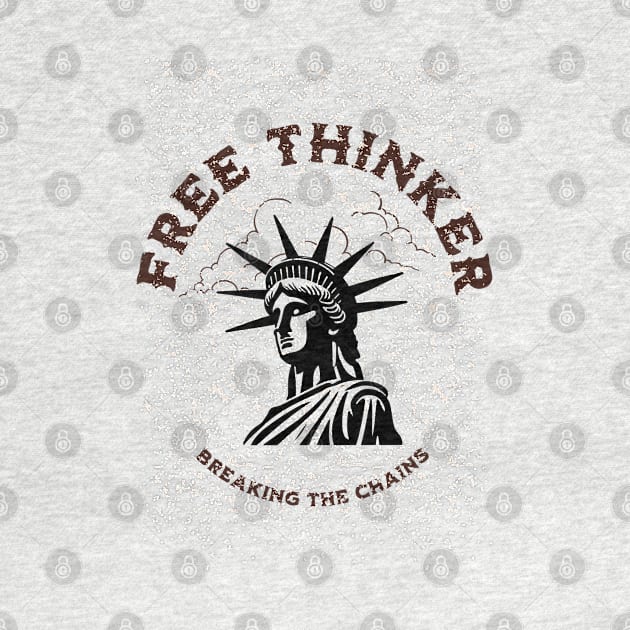 Free Thinker Breaking the Chains by Pixels, Prints & Patterns